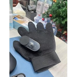 Steam Pet Hair Remover Gloves with Built-in Sprayer - Anti-Static & Flying Hair, Gentle Shedding Brush for Dogs and Cats with Long and Short Hair, (Right Hand, 1 Piece, Black)