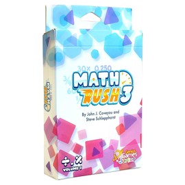 Math Rush 3: Fractions, Decimals & Percentages - A Cooperative Time-Based Math Flash Card Game for Kids, Students, and Families | Fun & Engaging STEM Game for Math Class or Family Game Night