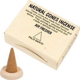 DANNY LIB Palo Santo Incense Cone Incense Holder Set Unique Woody Scent 25 Pack 20 Minute Burning Aroma Relaxing Yoga Meditation