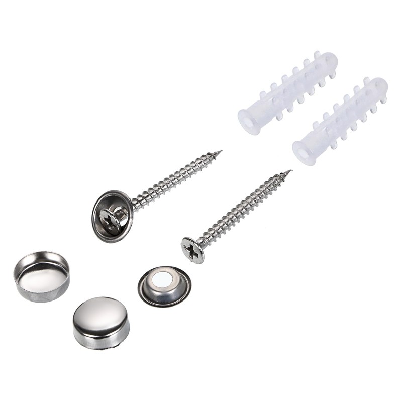 Sumnacon Foldable Wall Hook, Wall Hanger, 8 Rows, Stainless Steel,