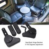 Xiuganpo Auto Seat Recliner Handle, Steel Back Hinge 0-150 Degree