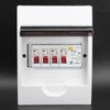 3 Way Fuse Box for 63A 30mA RCD+3MCB(6A+16A+32A) Power Supply