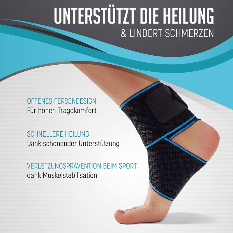 KINETIC EVOLUTION Adjustable Foot Brace Provides Elastic Ankle Protection for
