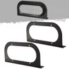 Partsam 2Pcs 6" Oval Tail Light Mounting Brackets [L Shaped]