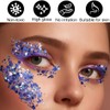 KEQAR 4 Kartons Holographisches Face, Body & Hair Glitter, Kommt