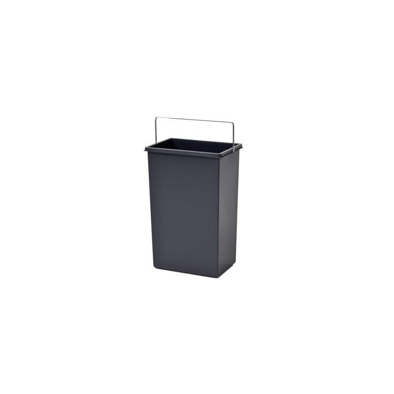 Hailo 1045639 SA/1045 Waste Bin Plastic, 22.6 x 15.4 x
