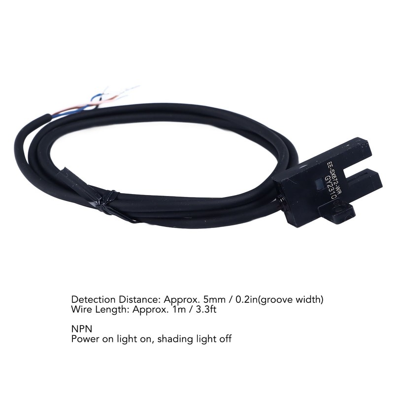 5Pcs Photoelectric Switch U Groove Shape Beam Sensor Limit NO