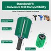 Ski Wax Kit with Quick Change Axle, 100mm Roto Brush