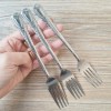 Kitchen Flatware Set 12 Pieces Stainless Steel Dinner Forks Flatware