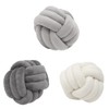 Velvet Knot Ball Cushion Handmade Knot Ball Pillow Creative Velvet