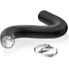 HG Power 3 Inch Air Ducting, 8 Feet Flexible Aluminum
