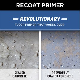 Rust-Oleum 338806 Concrete & Garage Floor Recoat Primer, Gallon, Gray