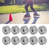 10Pcs Ball Bearing Stainless Steel Mute Rolling Skateboard Wheel Drive