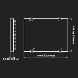 Repa Market 8 x 8 Inch Galvanized Steel Access Panel – Insulated HVAC Duct Vent Cover with Hinged Door, 2 Clasp Locks, Rubber Gasket – Airtight Access Door for Cleaning, Inspection, Ventilation
