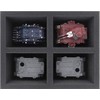 Feldherr FS090A004 Foam Insert Compatible with Warhammer 40,000-4 Compartments