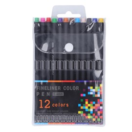 12 Pieces Sublimation Pens Multicolor Fine Tip Heat Transfer Pen for Christmas DIY Office School Stationery