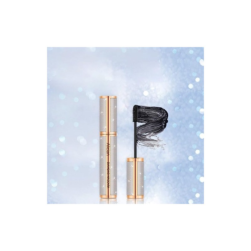 Home VIBELY Diamond Mascara Impermeable Largo Curling Extensión Pestañas Micro
