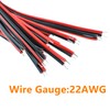 Oiyagai 20pcs DC Power Pigtail Cable 12V 5A Male for