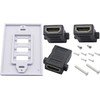 zdyCGTime 3-Port HDMI 2.0 Decorative Wall Plate - HDMI, Component,