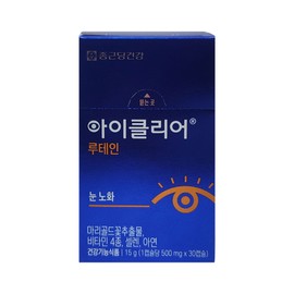 Chong Kun Dang Health iClear Lutein 500mg x 30 capsules Eye Love Eye Health 1 unit / 아이클리어 루테인 500mg x 30캡슐 눈사랑 눈건강 1개