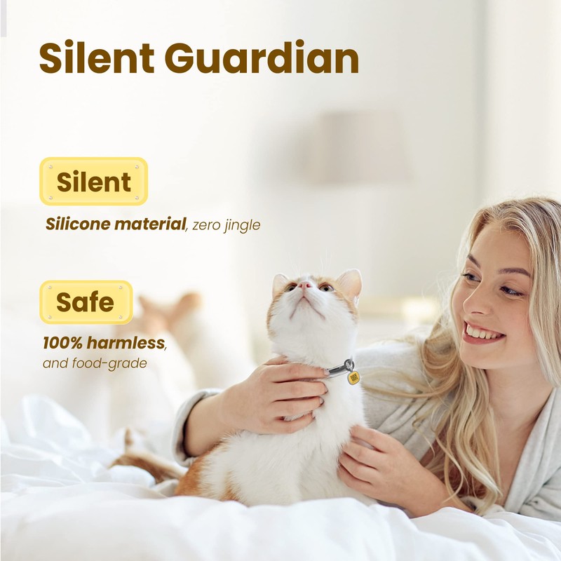 Pawaii Silent Silicone Dog ID Tag, Modifiable Pet Online Profile