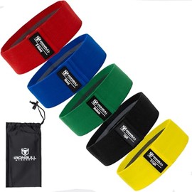 Bandas de resistencia para entrenar (juego de 5) - Bandas elásticas para ejercicio y terapia física - Bandas de resistencia de bucle para glúteos, ent