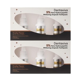 Nano Hydroxyapatite & Alpha-Hydroxy Acid Ampoule Toothpaste – Advanced Enamel Repair & Gentle Whitening, 5X More Effective Remineralization, pH Balancing, Cavity Prevention - Specification: 2 box