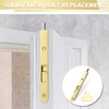 Hicarer 4 Pcs 7 Inch Solid Brass Flush Bolt French