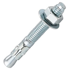 Qualifort 1/2" x 3-3/4" Wedge Anchors Zinc Plated Heavy Duty Fastener for Concrete (36, 1/2" x 3-3/4")