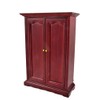 Melody Jane Dolls House Mahogany Double Door Wardrobe Miniature 1:12