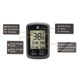 Bike Computer G+ Wireless GPS Speedometer Waterproof Road Bike MTB Bicycles Backlight Bt ANT+ with ce Cycling Computers GTRH