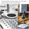 sourcing map 4pcs Metric Thread Taps M6 x 1 H2