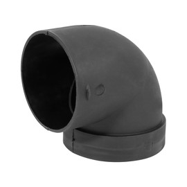 X AUTOHAUX 75mm Car Heater Warm Air Ducting Pipe Elbow Outlet Connector Plastic