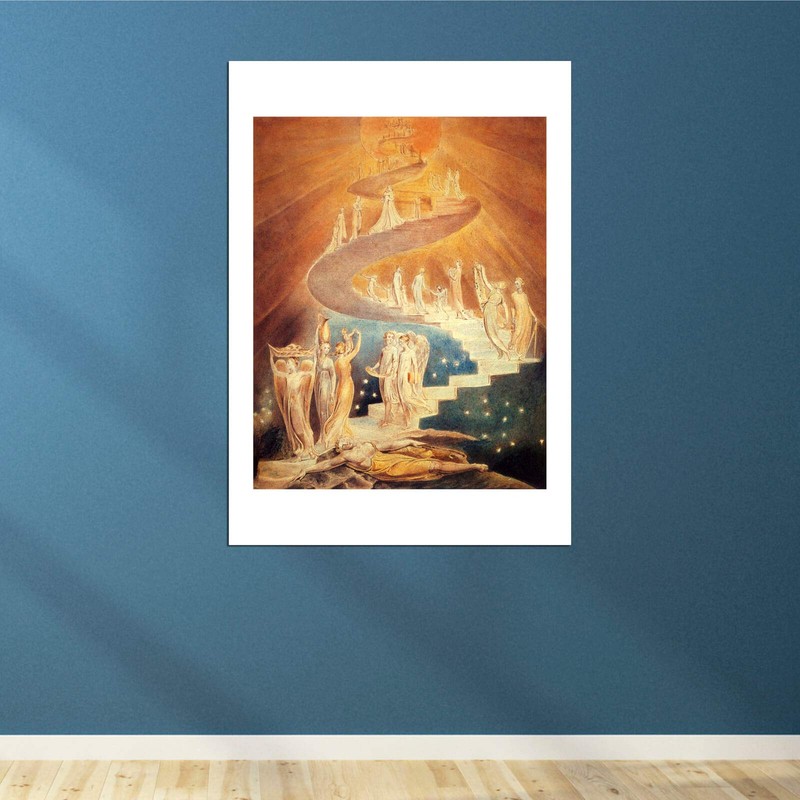 Spiffing Prints William Blake - Jacob's Ladder - Small -