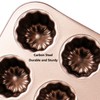 Cannele Mould Nonstick Cupcake Muffin Molds Golden Canneles Tin Baking