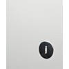 KAKUDAI Shower Hook, 358-125-M, Screw Closure, Cosmetic Plate Included, Metallic