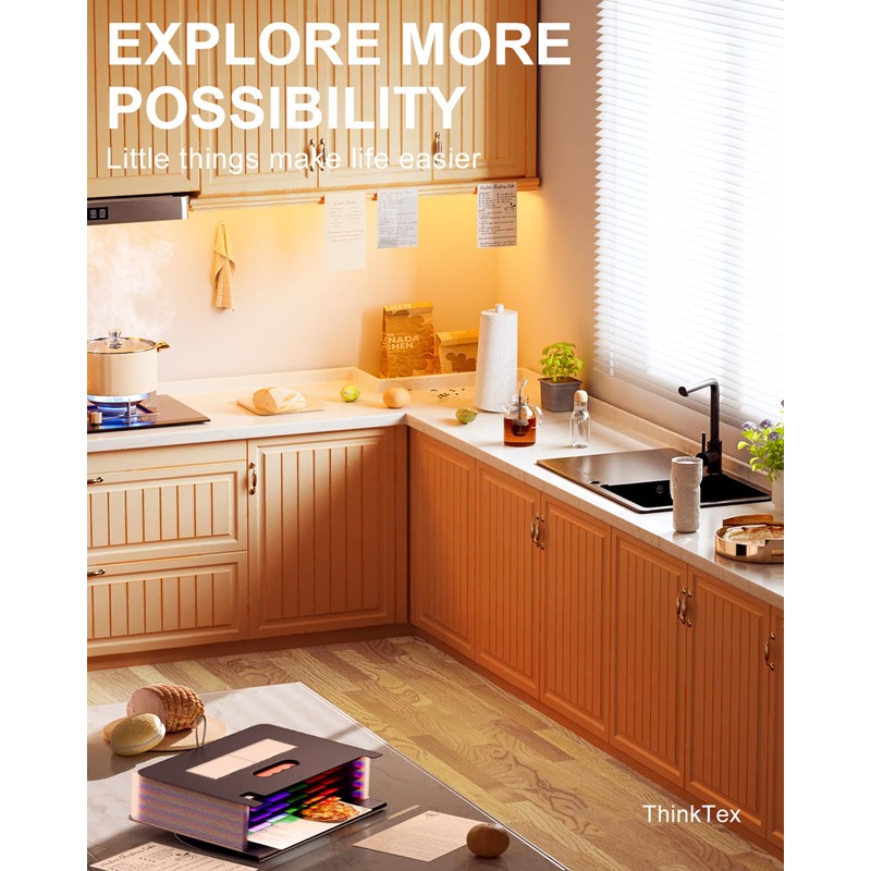 ThinkTex 26 Pockets Expanding File Folder, A-Z Colorful Tabs, Monthly