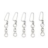 50Pcs High Strength Fishing Snap Swivels Stainless Steel B Type