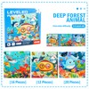 Children's Puzzle Magnetic Puzzle from 3 Years for Children Ocean