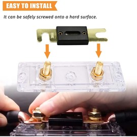 Greluma 4 Pcs 300 Amp ANL Fuses Car Audio Video System