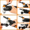 Kyoffiie 100Pcs Oscillating Saw Blades, Quick Release Multi Tool Blades