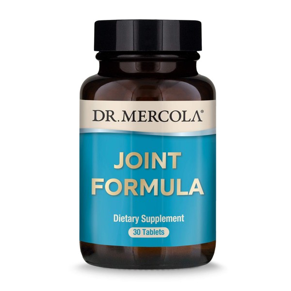 Dr. Mercola, Joint Formula with Eggshell Membrane and Hyaluronic Acid, 30 Servings (30 Tablets), Joint Supplements for Men and Women, Non GMO, Soy Free, Gluten Free