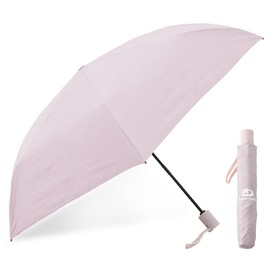 Parasol [Unfolded BIG Approx. 1 mx Lightweight 160-210g x 4.5 cm When Folded] Perfect Pursuit of Japan, UV Protection, 100% Light Blocking, Heat Blocking, Foldable, Lightweight, Rain or Shine, Folding