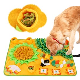 Pet Snuffle Mat for Dogs,Pet Dog Sniff Mat,Snuffle Mat for Dogs Toy Enrichment Activity Mat,Nosework Slower Feeder, Interactive Dog Mat for Stress Relief, Encourage Natural Foraging