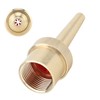 Brass Direct Fountain Nozzle Female Screw Connection Spherical Joint Adjustable