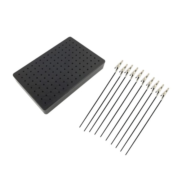 Operitacx 1 Satz Modell-färbetisch Clips Für Modellmalerei Büroklammern Modell-lackierständer Modellierklammern