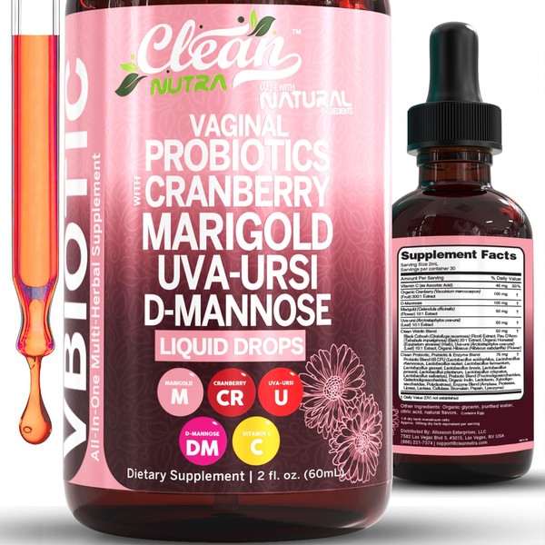 Clean Nutraceuticals Clean Nutraceuticals VBiotic Vaginal Probiotic for Women Liquid