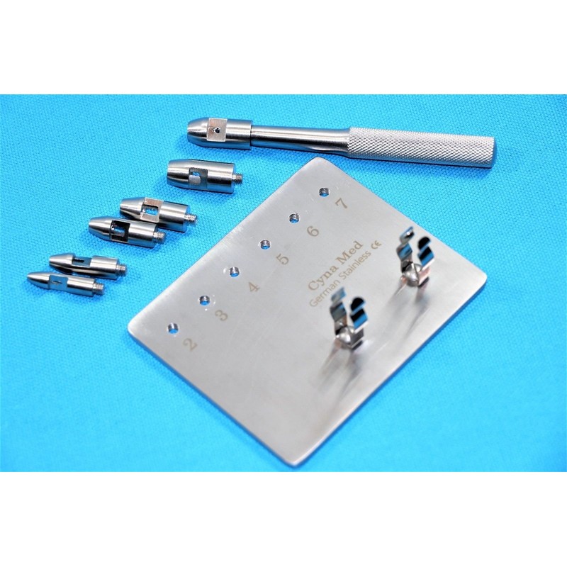 Premium German Keyes Dermal Punch Set of 6pcs 2mm to