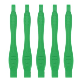 sourcing map 5pcs Universal Pry Spudger Tool, Phone Pry Opening Tool Plastic Crowbar for Cell Phone, PC, Laptop Tablet Screen Repairing, Green