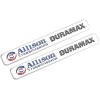 2x Autotuning Transmisión Allison Duramax Emblema 2500hd para Gm Cromo